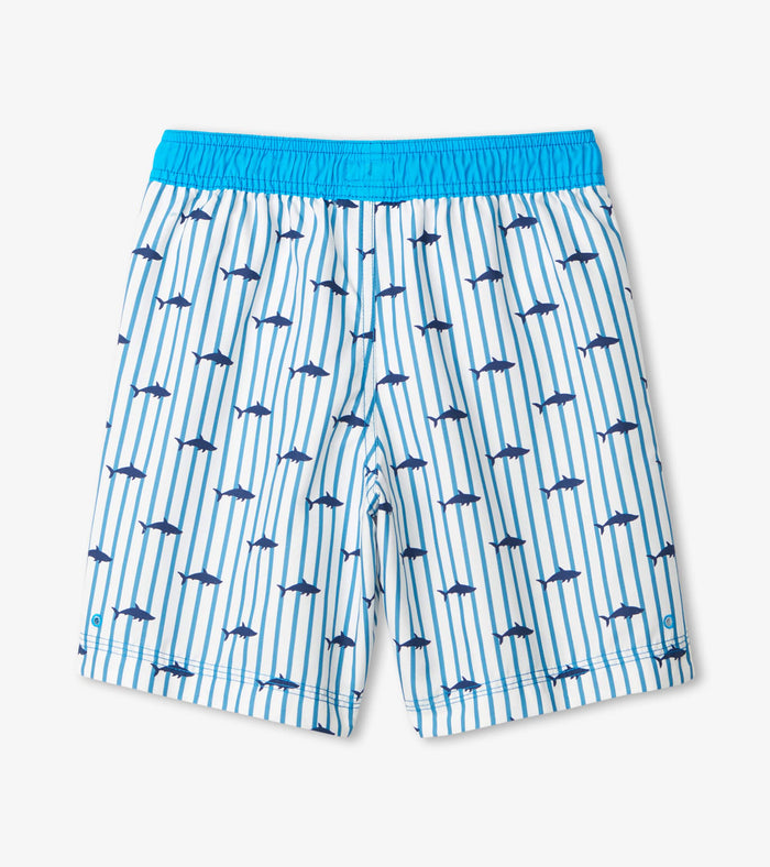 Hatley Board Shorts - Silhouette Sharks