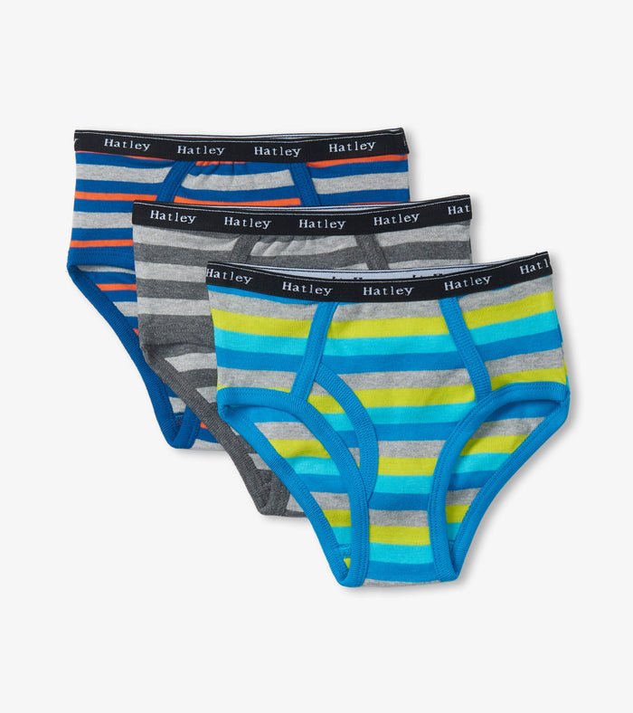 Hatley Boys Briefs 3 Pack - Stripes