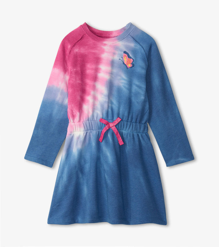 Hatley Cinched Waist Dress - Tie Dye Burst