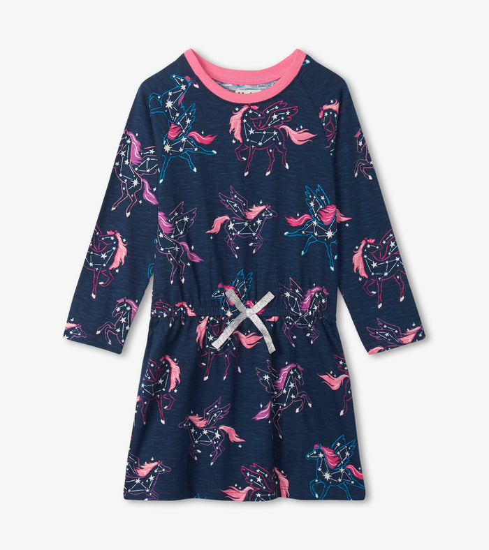 Hatley Drop Waist Dress - Pegasus Constellations