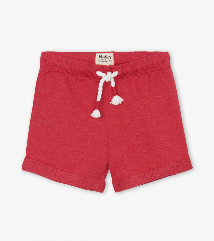 Hatley French Terry Baby Shorts - Red