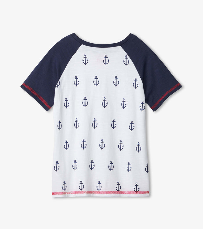 Hatley Graphic Tee - Nautical Anchors