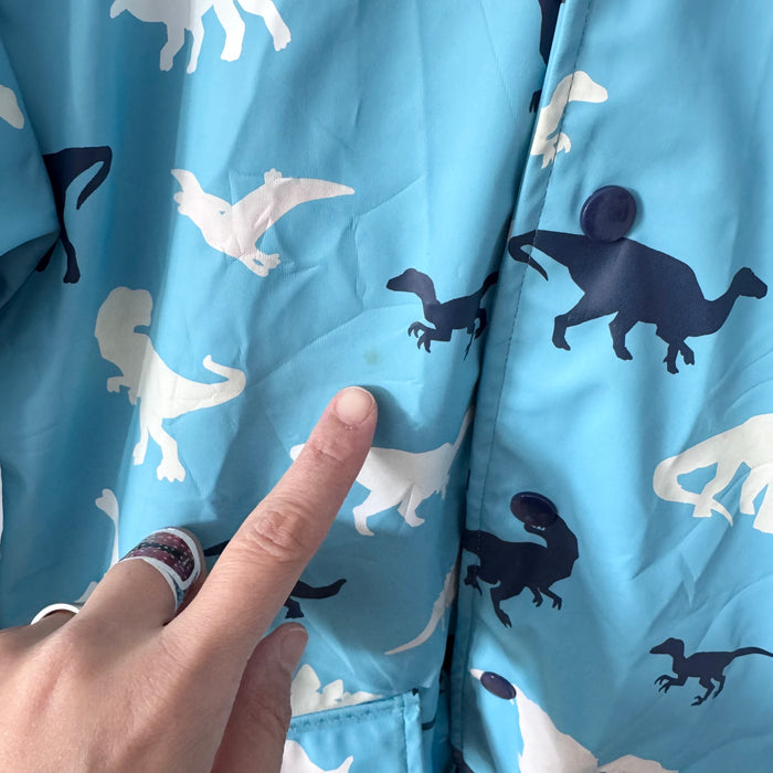 Hatley / Light blue x dinosaur rain jacket / 7Y