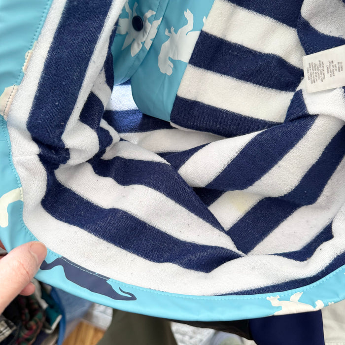 Hatley / Light blue x dinosaur rain jacket / 7Y