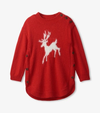 Hatley On Prancer Chunky Sweater Tunic