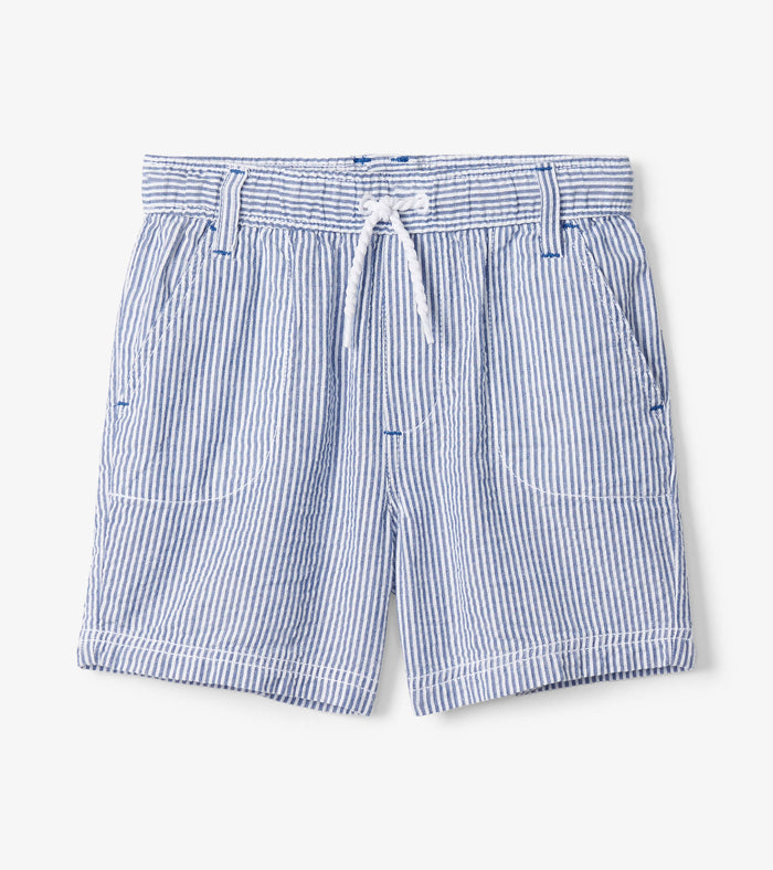 Hatley Woven Shorts - Blue Stripes