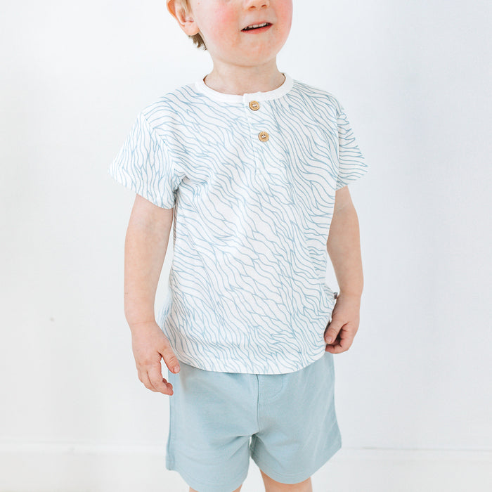 Henley Tee - Breeze