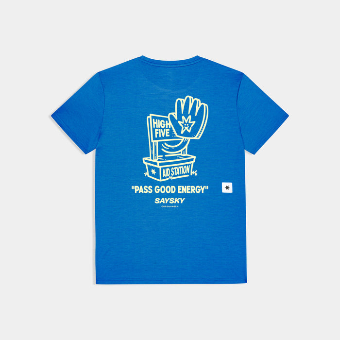 Saysky High Five Pace T-Shirt Blue 2014 ZM25010