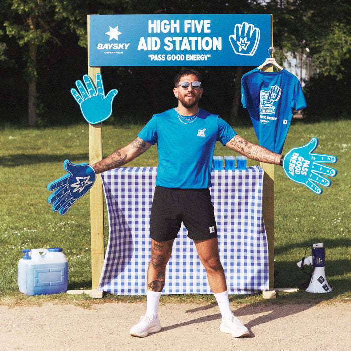 Saysky High Five Pace T-Shirt Blue 2014 ZM25010