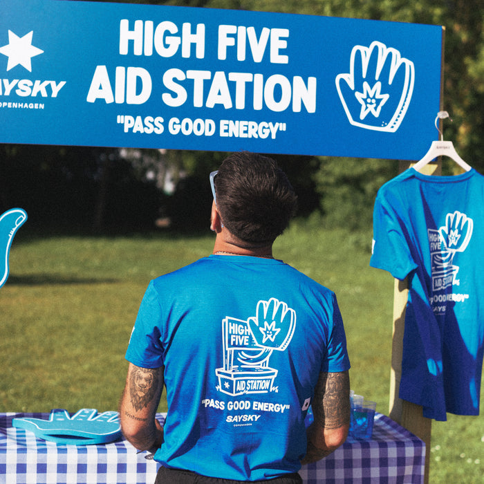 Saysky High Five Pace T-Shirt Blue 2014 ZM25010