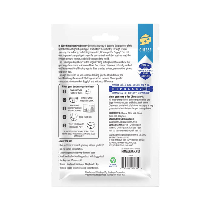 Himalayan Dog Chew-Cheese Flavor