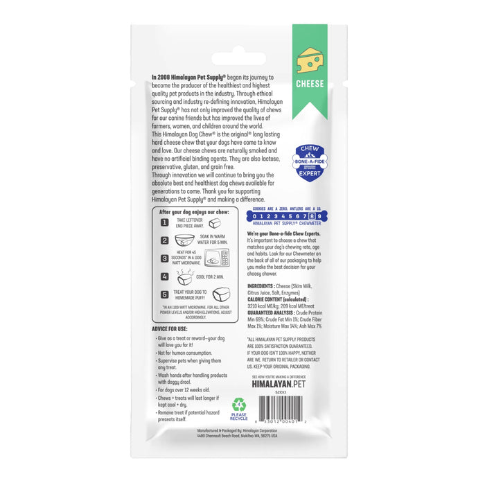Himalayan Dog Chew-Cheese Flavor