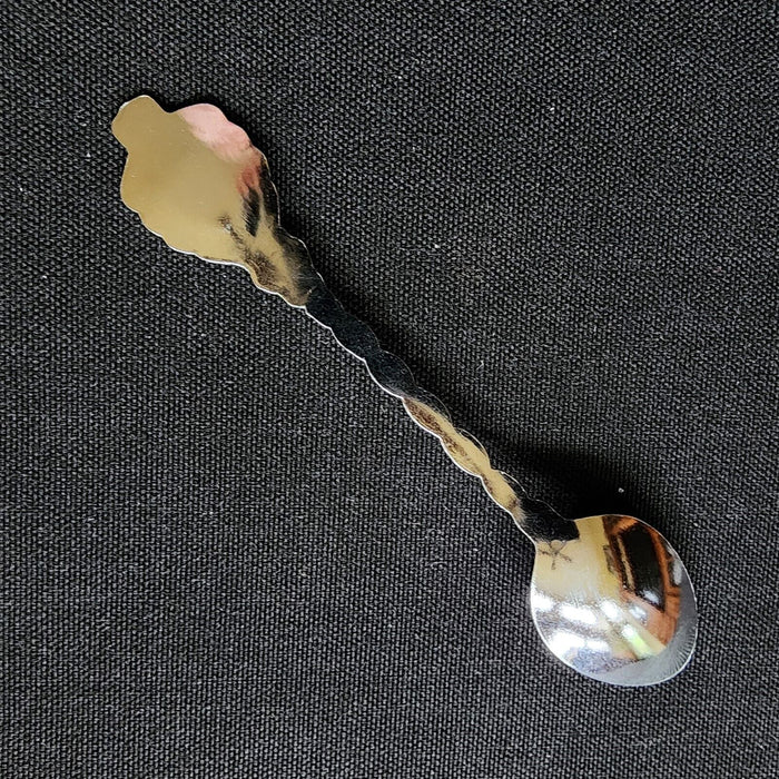 Hong Kong Collectible Souvenir Travel Spoon 4.75" Junk Chinese Sailing Ship VTG