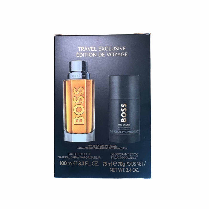 Hugo Boss The Scent Eau De Toilette 100ml & Deodorant Stick 75ml Gift Set