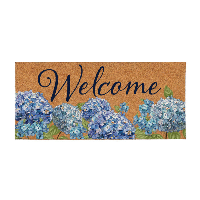 Hydrangea Haven Flocked Coir Sassafras Switch Mat 22"x10"