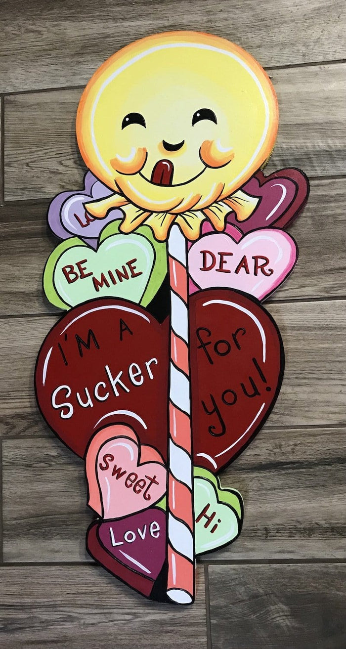 I’m a Sucker for You DIY Valentine Blank