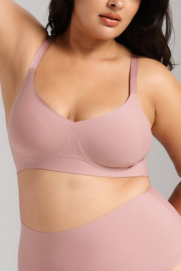 Invisible V-Neck Bra