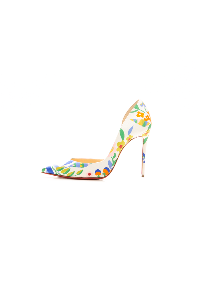 Christian-Louboutin-Iriza-100-Bloomy- Heels-Size-37.5-300747