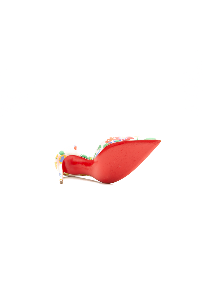 Christian Louboutin - Iriza 100 Crepe Satin Heels (37.5)