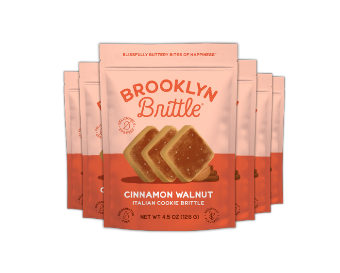 Italian Cookie Brittle – Cinnamon Walnut | Pouch Bag