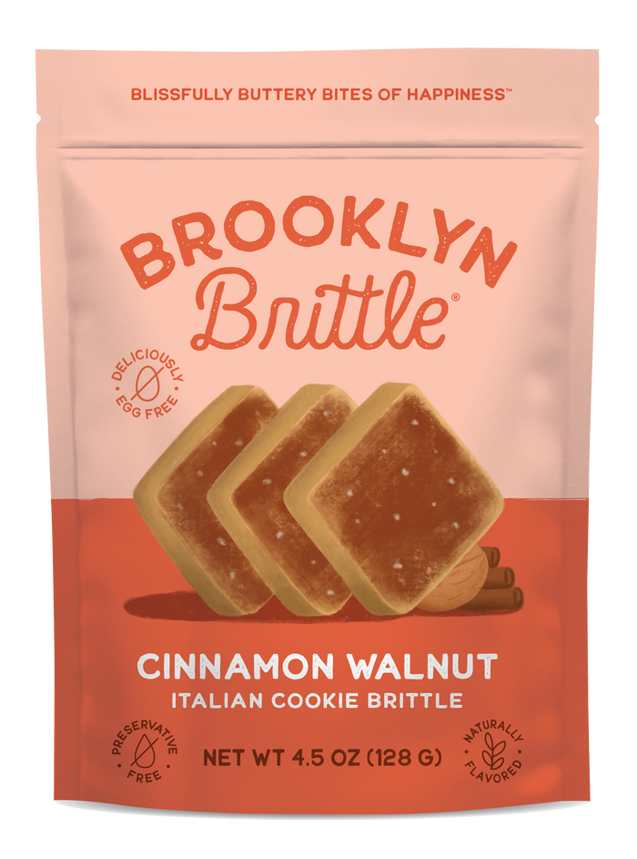 Italian Cookie Brittle – Cinnamon Walnut | Pouch Bag