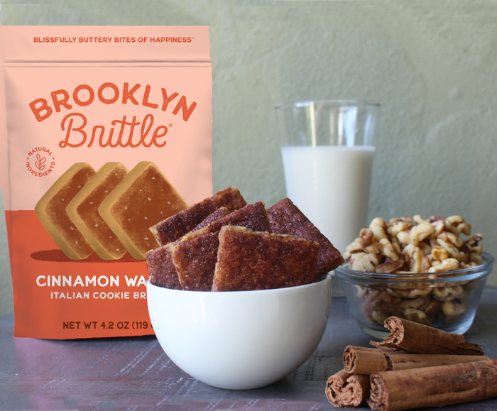 Italian Cookie Brittle – Cinnamon Walnut | Pouch Bag
