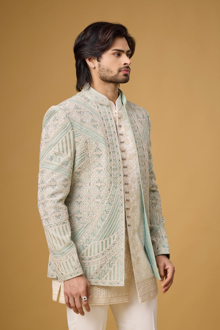 Ivory Royale engagement Indo-Western
