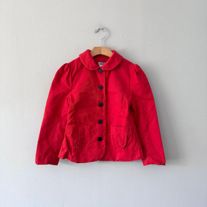 Jacadi / Red cotton jacket / 8Y