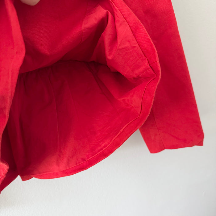 Jacadi / Red cotton jacket / 8Y