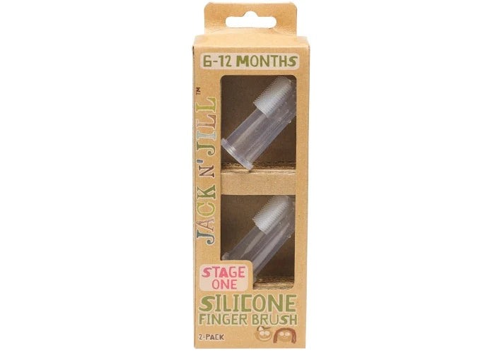 Jack N' Jill Silicone Finger Brush - Stage One (6-12m)