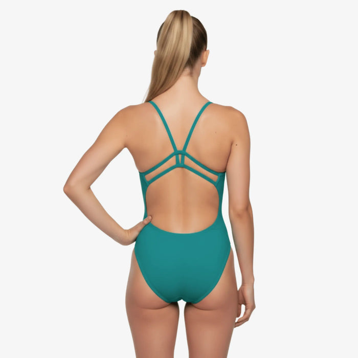 Jade Luxe Back One-Piece Swimsuit - Norca Athletic Swimwear