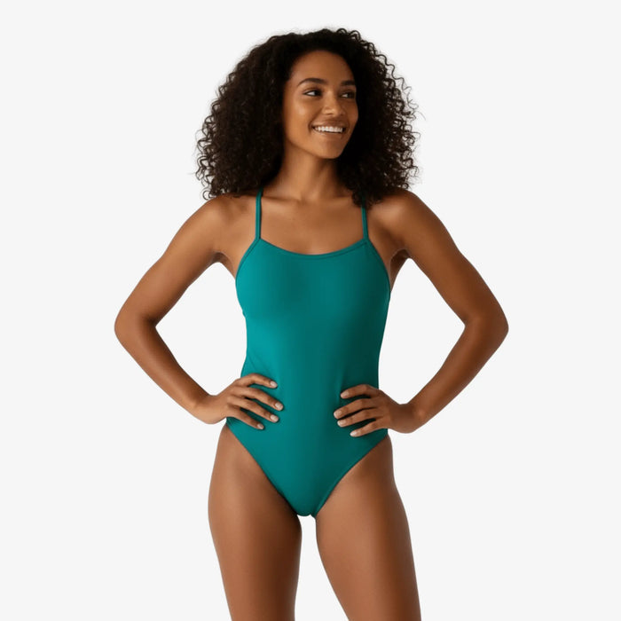 Jade Open Back One-Piece Swimsuit - Norca Athletic Swimwear