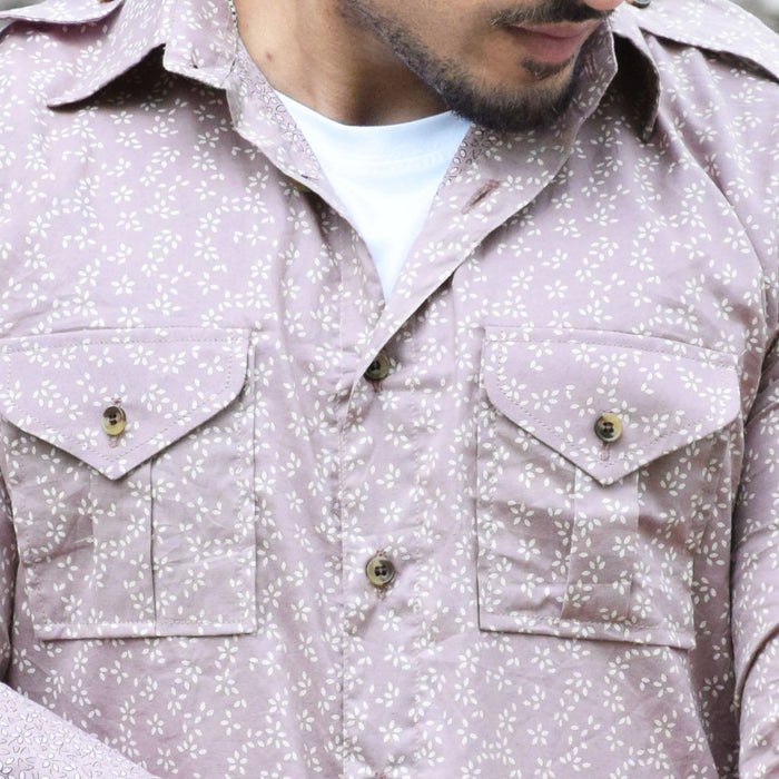 Jaipur Floral Print Hunting Style Shirt