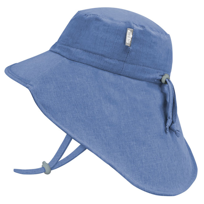 Jan & Jul Aqua Dry Xplorer Hat - Blue/Blue Trim