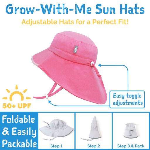 Jan & Jul Aqua Dry Xplorer Hat - Pink Strawberry