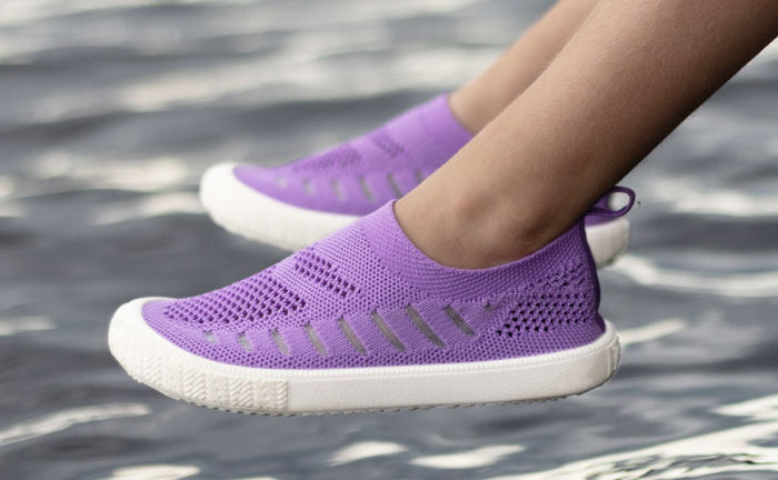 Jan & Jul Breeze Knit Shoes - Purple Popsicle