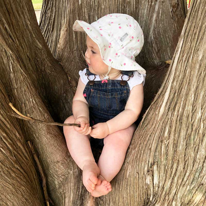 Jan & Jul Cotton Floppy Hat - Cherries