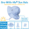 Jan & Jul Cotton Floppy Hat - Purple Stripes