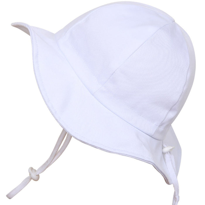 Jan & Jul Cotton Floppy Hat - White