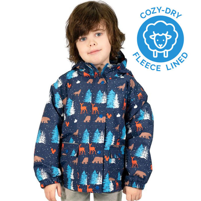 Jan & Jul Cozy-Dry Rain Jacket - Woodland