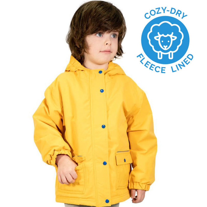 Jan & Jul Cozy-Dry Rain Jacket - Yellow