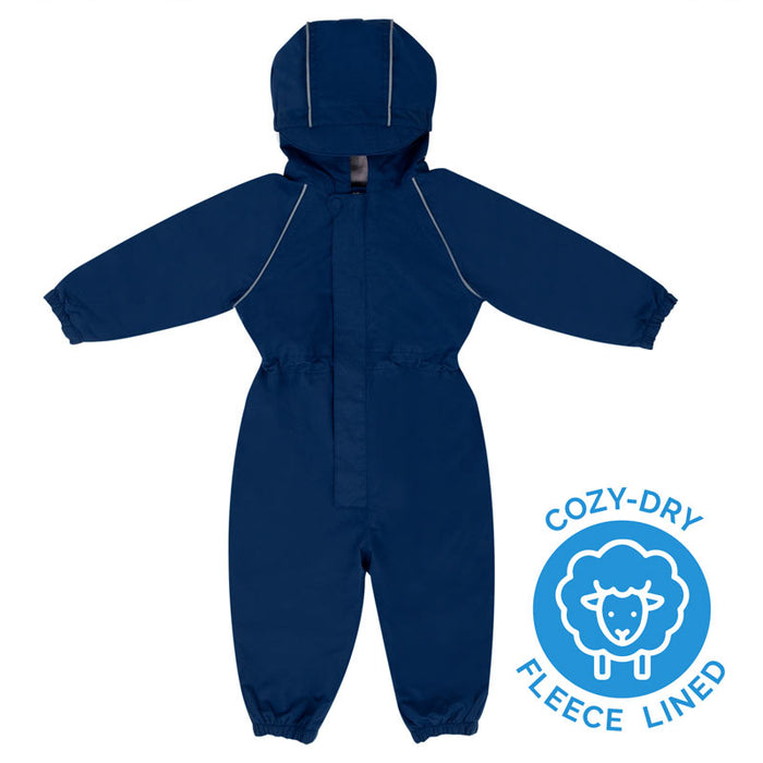 Jan & Jul Cozy-Dry Waterproof Play Suit - Nebula Blue