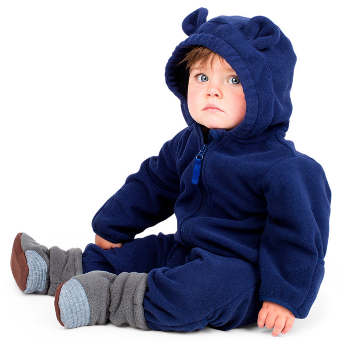 Jan & Jul Fleece Suit - Navy