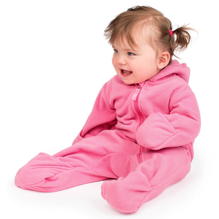 Jan & Jul Fleece Suit - Watermelon Pink