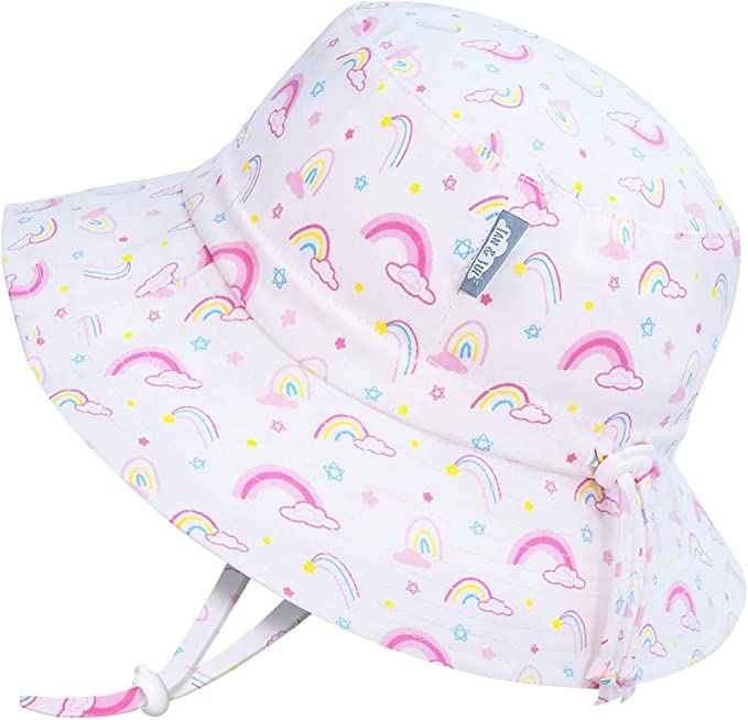 Jan & Jul Gro-With-Me Bucket Hats  - Rainbow