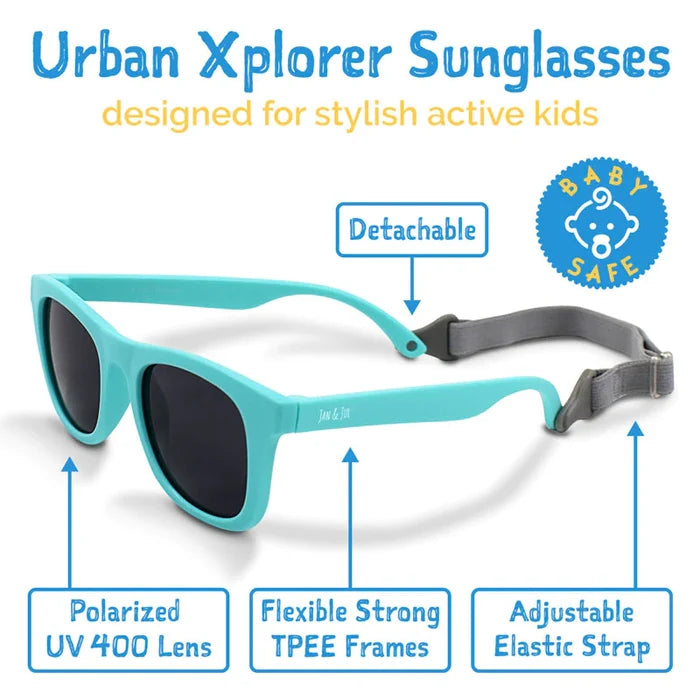 Jan & Jul Kids Urban Xplorer Sunglasses - Purple Popsicle