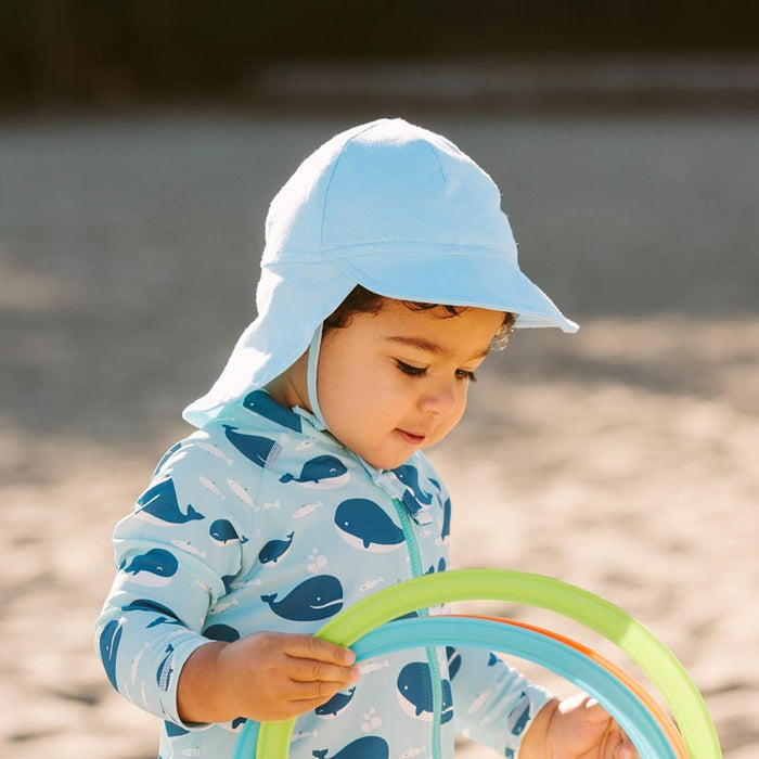 Jan & Jul Sun Soft Baby Cap - Baby Blue