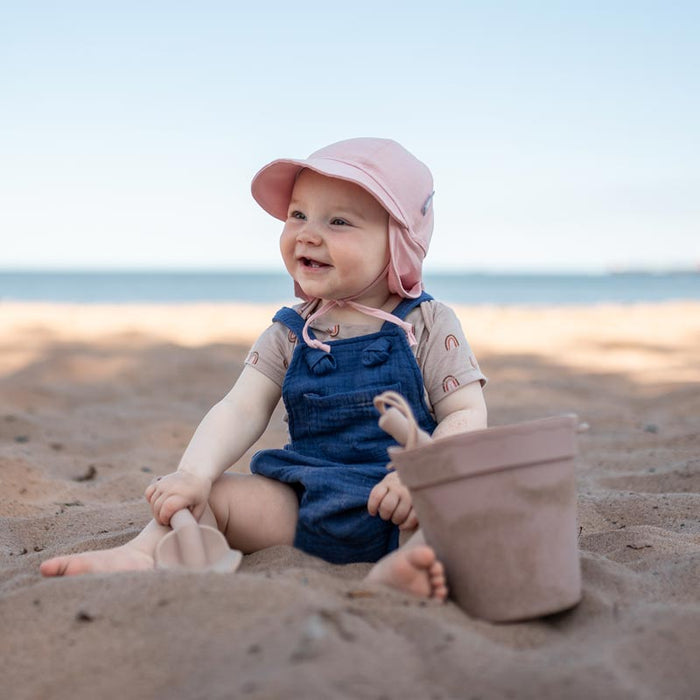 Jan & Jul Sun Soft Baby Cap - Rose Quartz