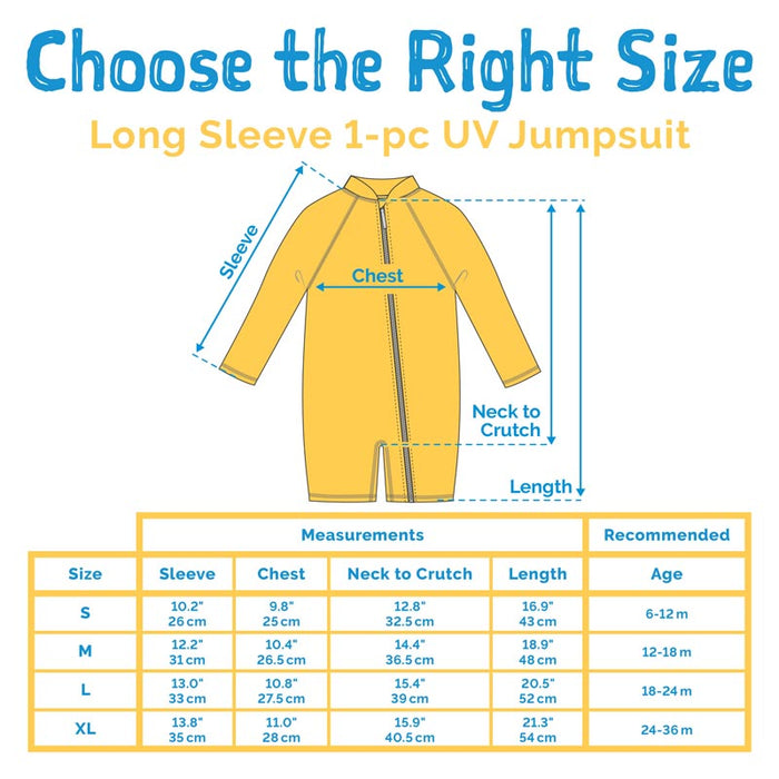 Jan & Jul Sun & Splash UV Jumpsuit - Blue Whale