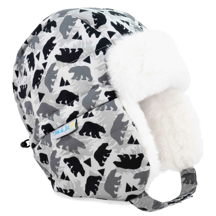 Jan & Jul Toasty-Dry Trapper Winter Hat - Bear